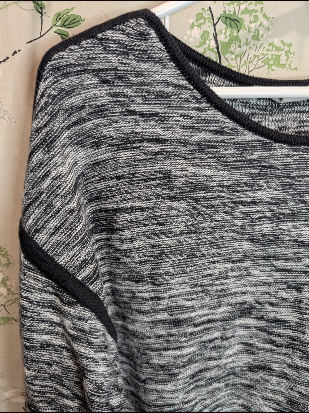 Athleta Retreat Gray Marled Long Sleeve Knit Sweater Dress - Picture 3 of 5